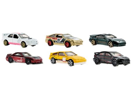 Hot Wheels Japanese Multipacks of 6 Toy Cars Online now