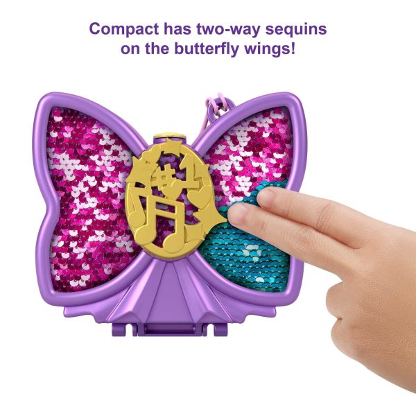 Polly Pocket Sparkle Stage Bow Compact For Discount