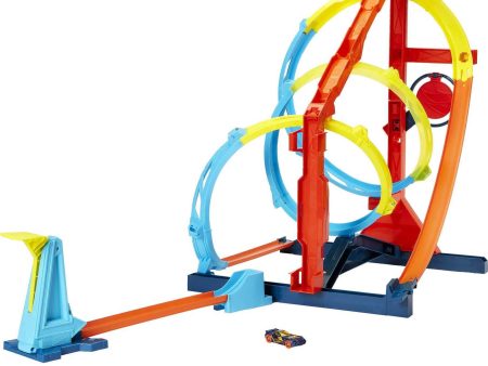 Hot Wheels Track Builder Unlimited Corkscrew Twist Kit Playset For Sale