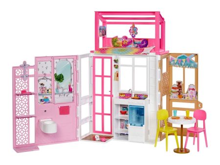 Barbie Dollhouse Playset - 2 Levels & 4 Play Areas For Sale