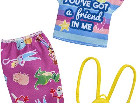 Barbie Toy Story Clothes: You ve Got A Friend in Me Top, Character Skirt & Backpack Discount