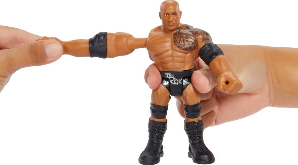 WWE Bend  n Bash Posable The Rock Action Figure 5.5-inch Online