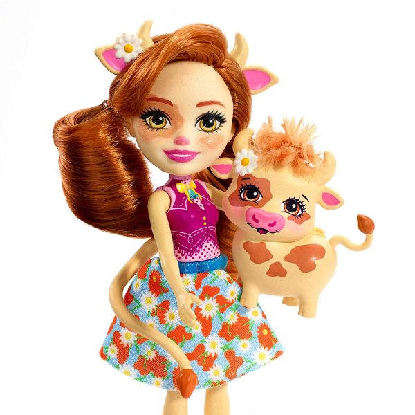 Enchantimals Cailey Cow Doll and Curdle Figure Discount