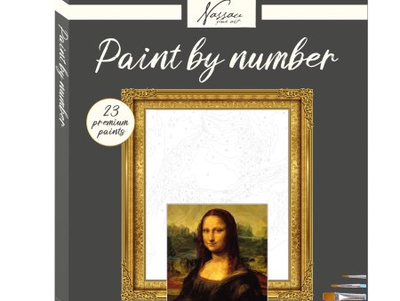 Taidesetti Paint by Number Mona Lisa 40x50cm Fashion