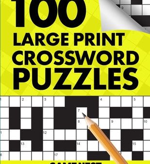 100 Large Print Crossword Puzzles: Puzzle Book for Adults Discount